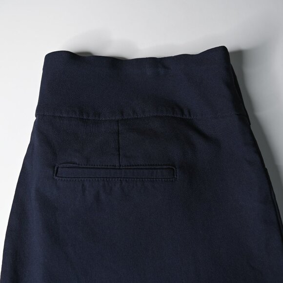 CHARTER CLUB Woman Navy Cambridge Slim Pull On Pants - Size 14W - Picture 6 of 9